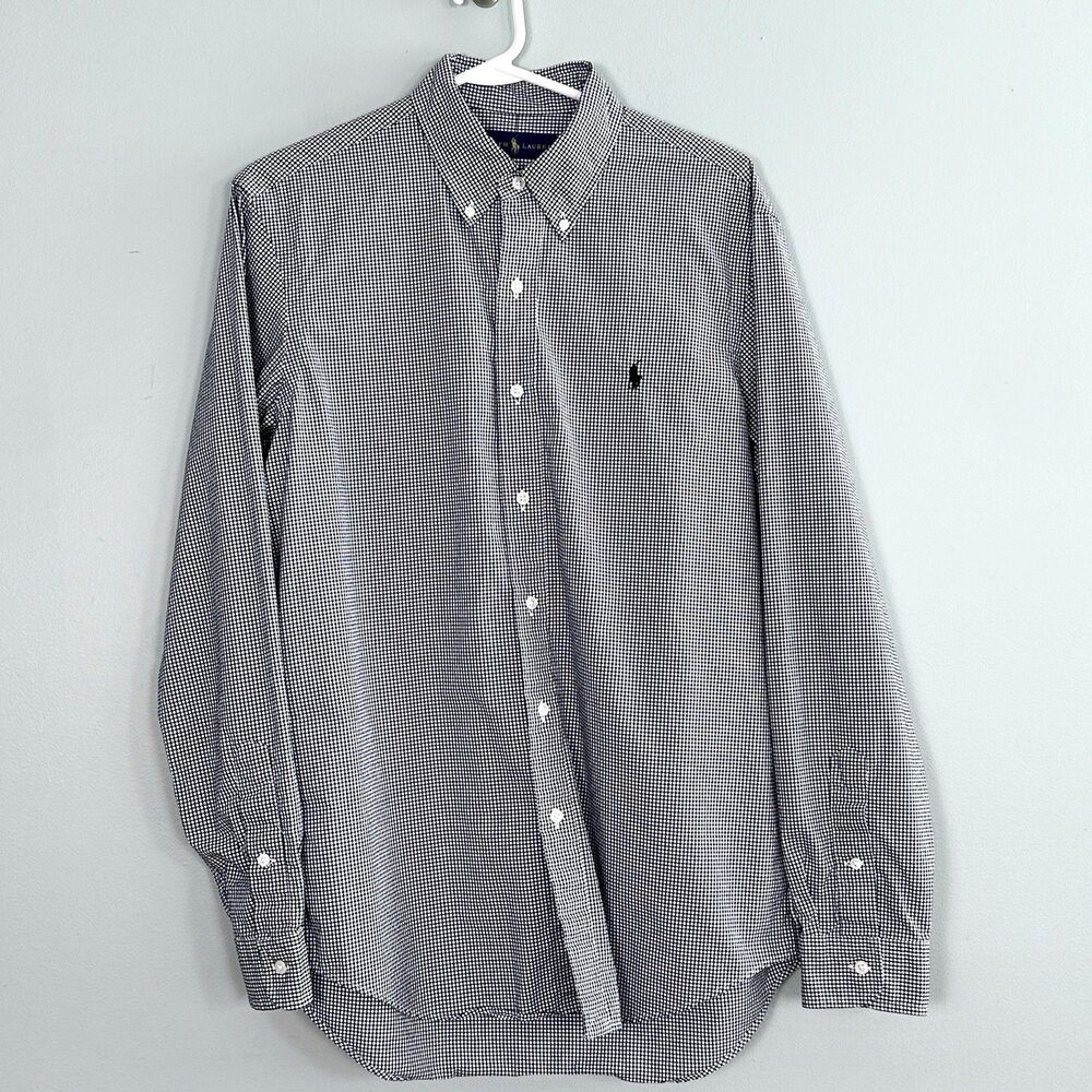 Ralph Lauren Button Down Shirts Mens Medium Cotton Classic Fit Lot of 3 - Picture 2 of 16